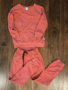 Little and Lively Kids Soft Red tracksuit.